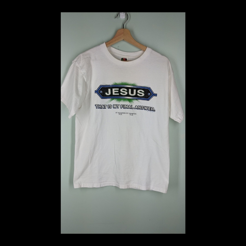 Vintage Jesus Is My Final Answer tee